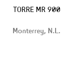 TORRE MR 900 Monterrey, N.L.